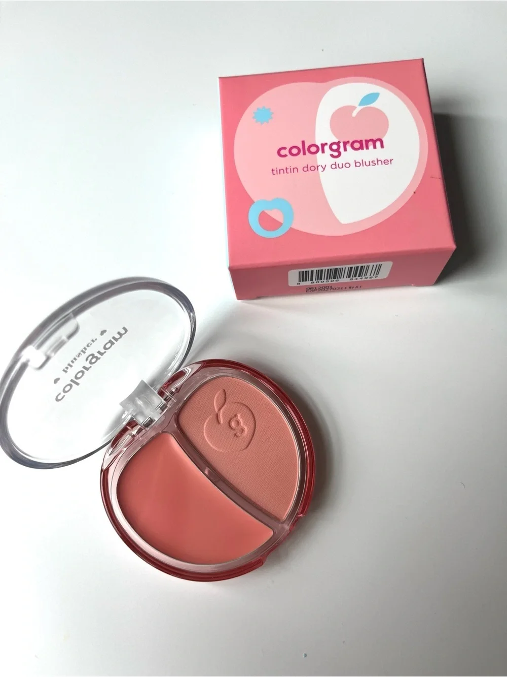 💜 Tintin Dory Duo Blusher - Peachy Pink